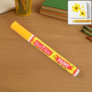 Yellow Permanent Paint Marker – Quick-Dry Waterproof Ink