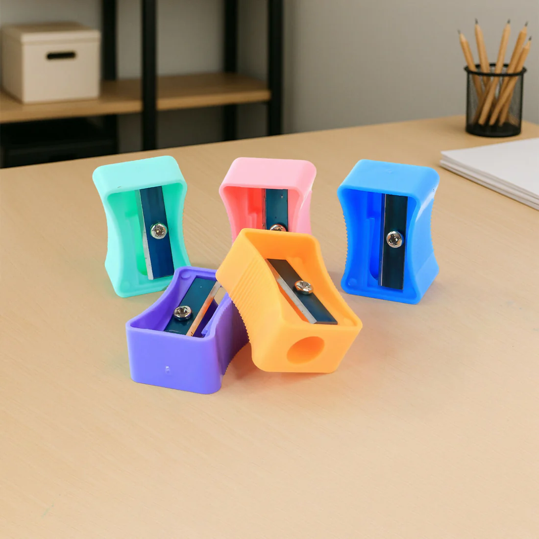 Camlin Pencil Sharpener – Precise Point, Durable Blade, Easy Grip Pack