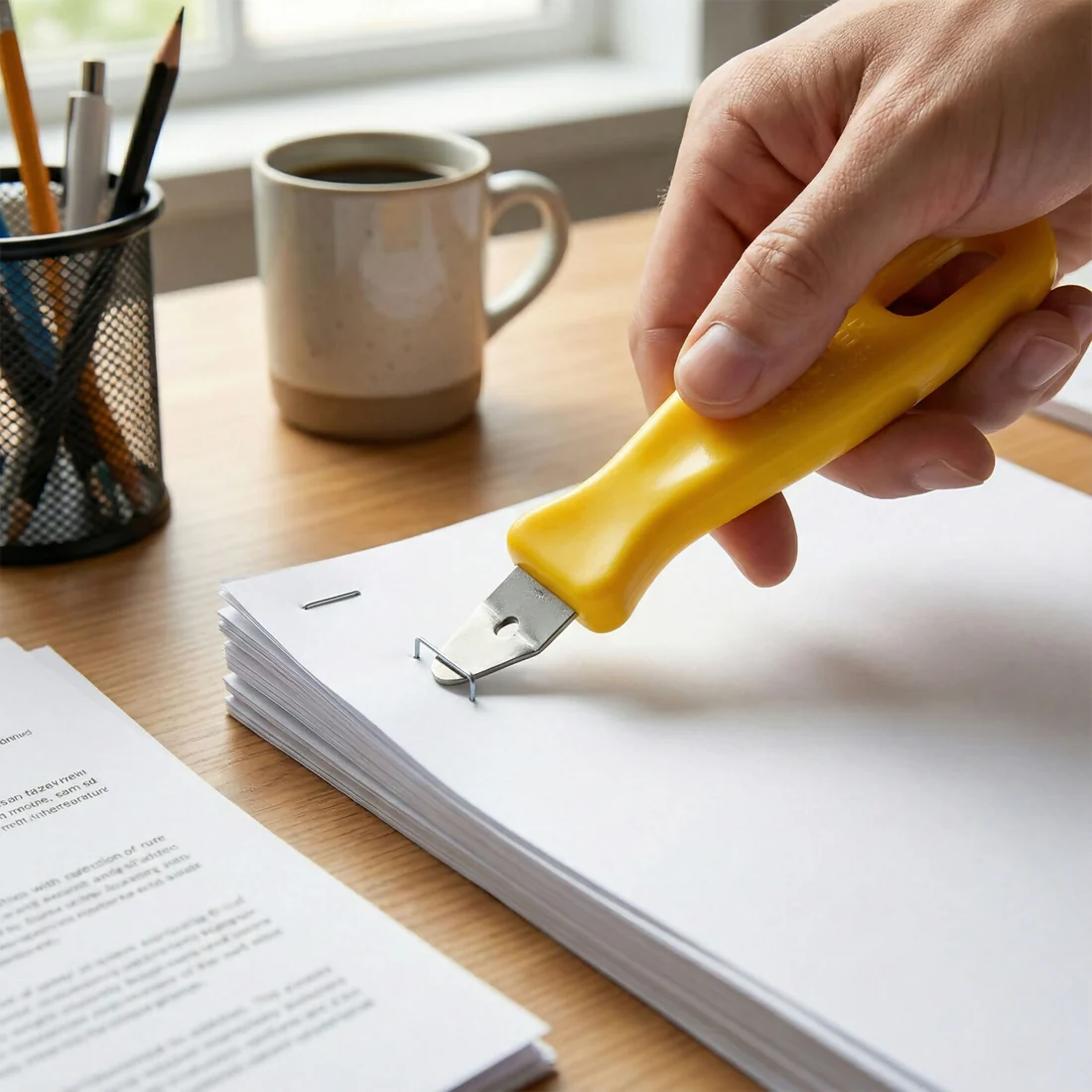 Staple Remover – Smooth, Damage-Free Paper Handling