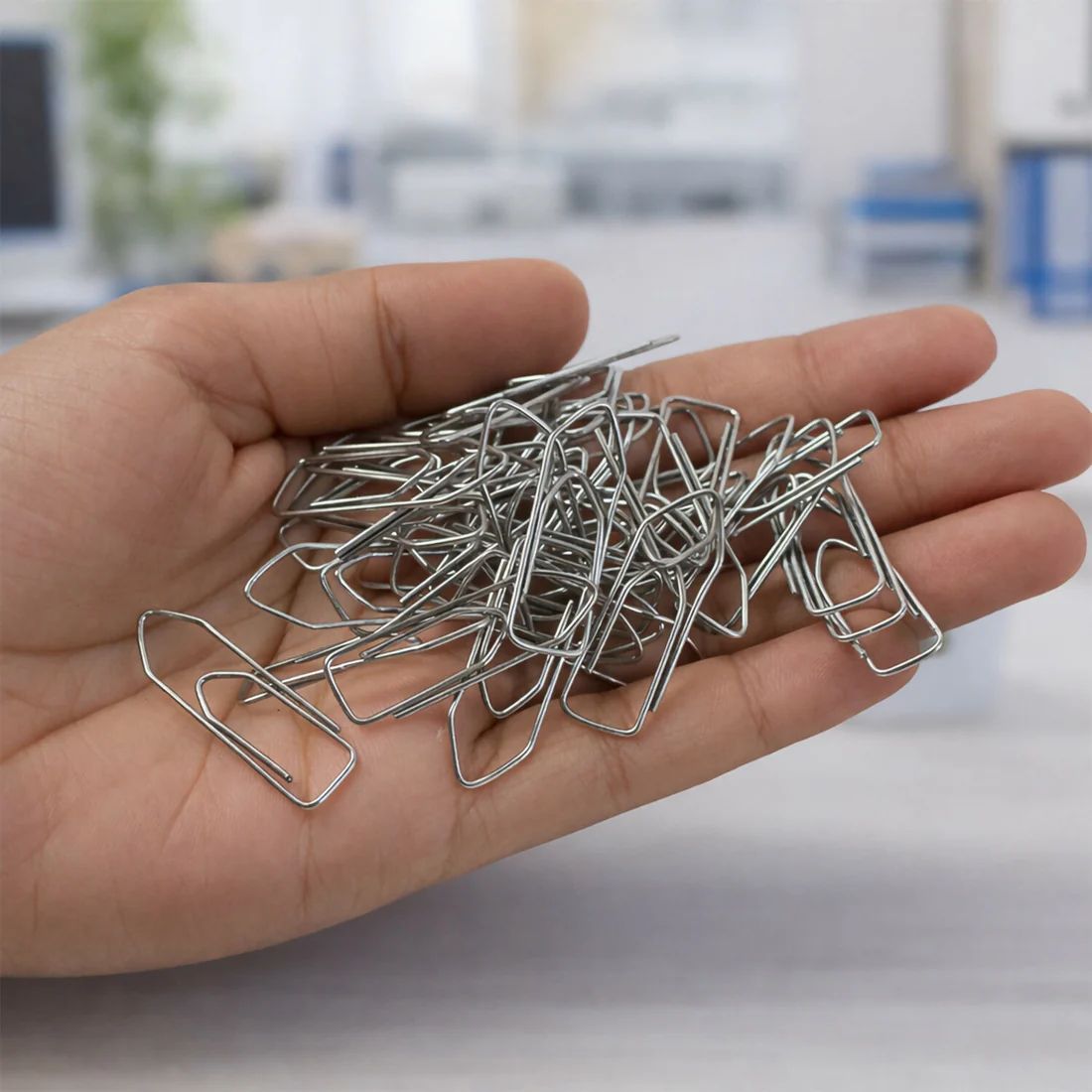 Nickel Plated Paper Clips – Strong, Rust-Resistant 70 Pack