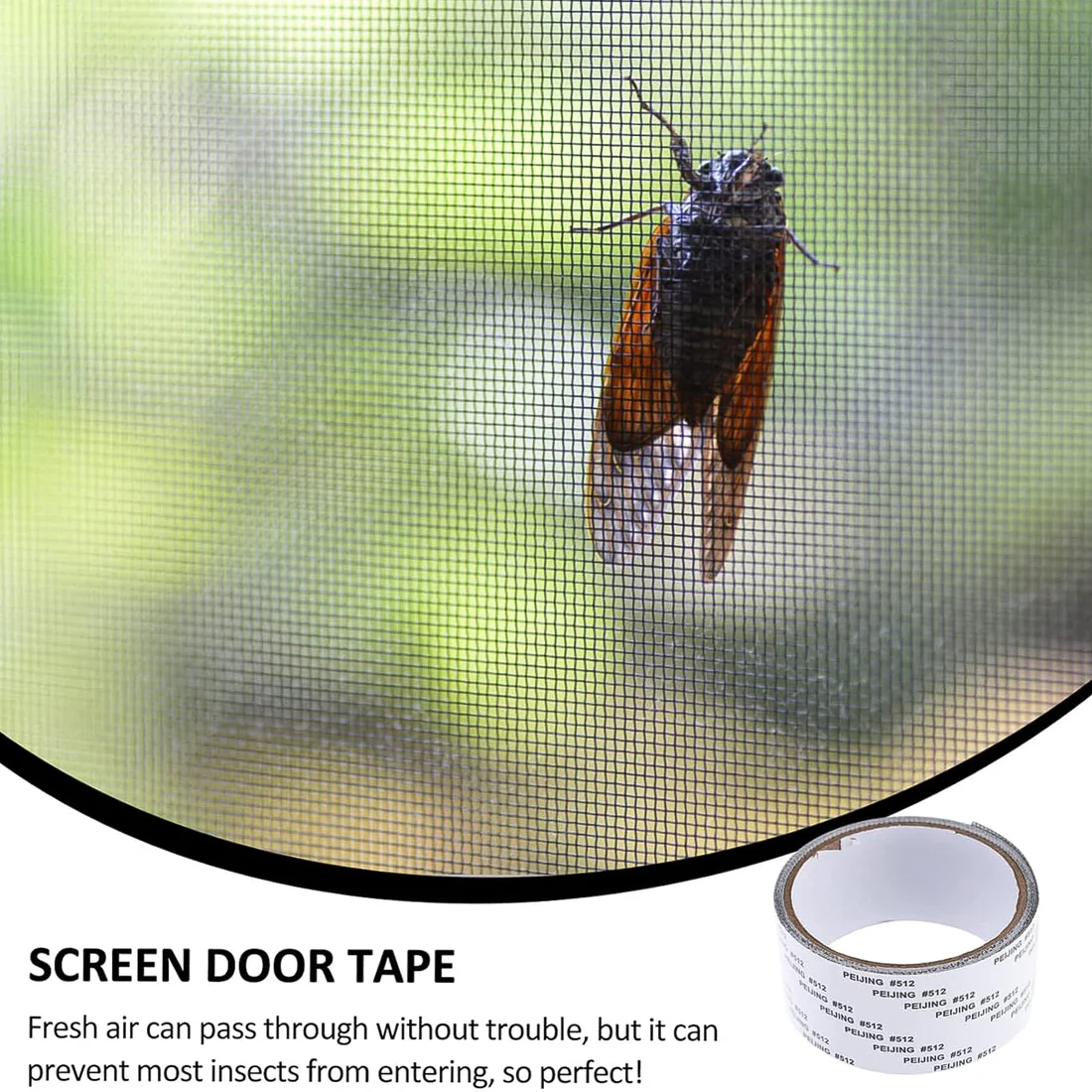 Mosquito Net Repair Tape – Strong Adhesive & Durable Mesh Roll 5x180 Cm