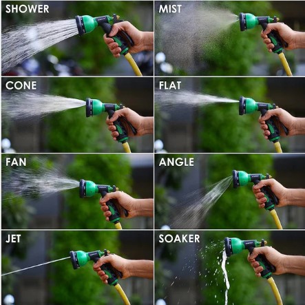 Garden Hose Spray Nozzle – Multi-Pattern Trigger Watering Gun - Image 4