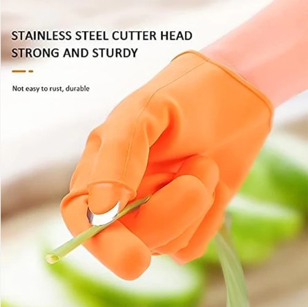 Thumb Knife Finger Protector – Right Hand Silicone Glove | Grow Wear - Image 3