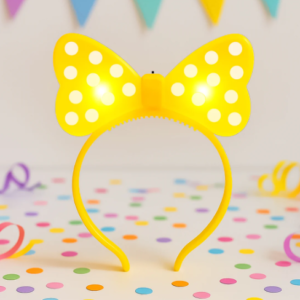 LED Glowing Bow Hairband – Fun Light-Up Accessory for Kids