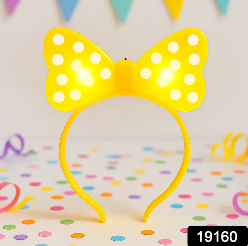 LED Glowing Bow Hairband – Fun Light-Up Accessory for Kids - Image 2