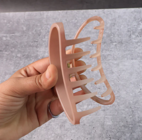 Plastic Hair Clip – Durable Matte Hair Clamp Grip (12 Pc) - Image 4