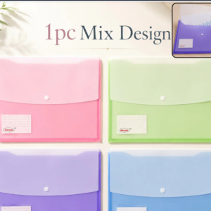Pastel A4 File Folder – Stylish, Water-Resistant & Durable