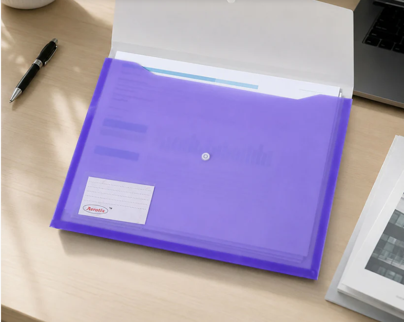Pastel A4 File Folder – Stylish, Water-Resistant & Durable
