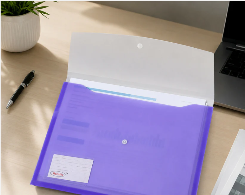 Pastel A4 File Folder – Stylish, Water-Resistant & Durable