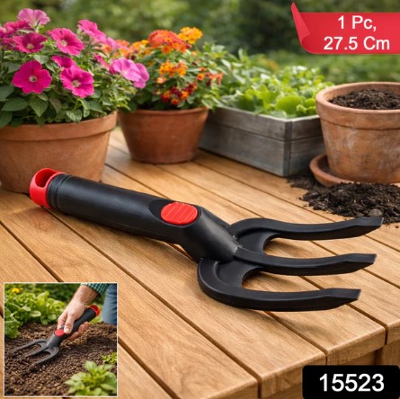 Garden Hand Cultivator Fork – Durable 3 Prong Soil Loosening Tool - Image 5