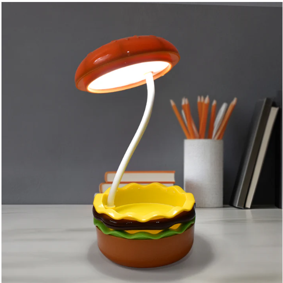 Burger LED Night Lamp – Folding & Rechargeable | Indo Glow
