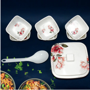 Plastic Dinner Set – 9-Piece Lightweight & Durable | Hector