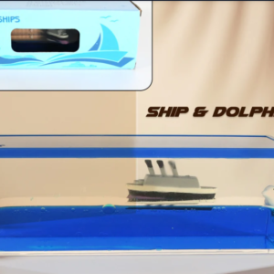 Floating Water Cruiser Ship Ornament – Calming Desk Decor