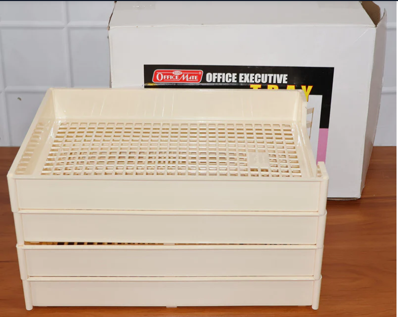 Document Organizer Tray – 4-Layer Durable Office File Holder