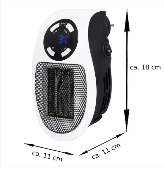 Portable Electric Heater – Compact 500W Fan | Dabster - Image 4