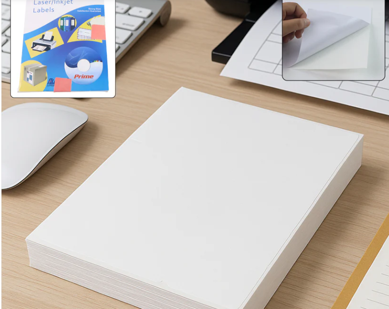A4 Self-Adhesive Printable Label Sheets – 100 White Sheets
