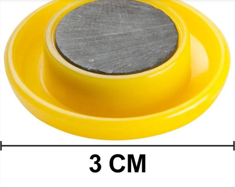 Board Magnets – Vibrant Circular Plastic for Whiteboards