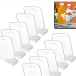 Plastic Storage Baskets – 10 Pcs Adjustable Refrigerator Organizer