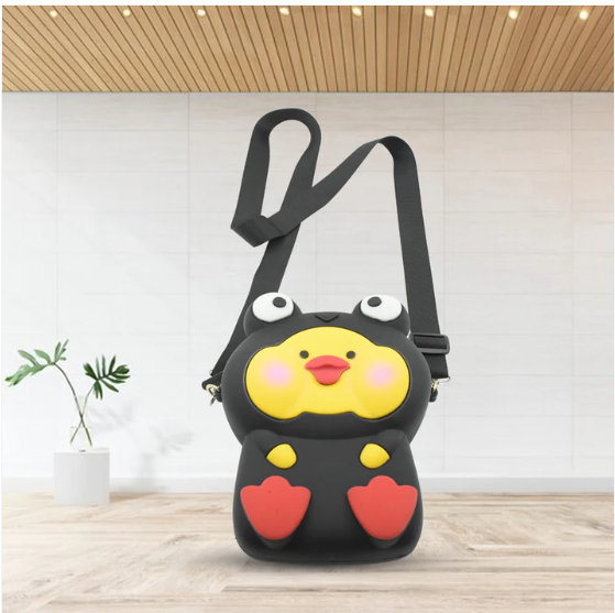 Cartoon Girls Backpack – Mini Silicone Shoulder Bag | Little Fashionistas