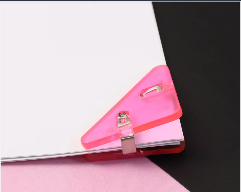 Triangle Paper Clips – Durable ABS Clips for Document Care