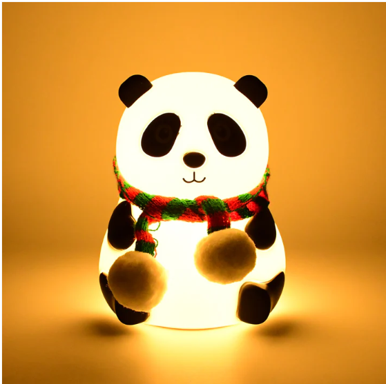 Panda Night Light – 7-Color LED Touch Sensor Lamp | Indo Glow