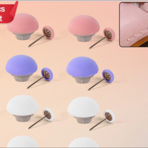 Mushroom Upholstery Pins – Elegant No-Sew Furniture Decor