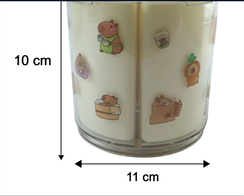 Rotating Desk Organizer – 5 Compartments with 360° Spin for Office & Home