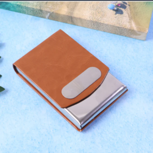 Business Card Holder – Premium Leather Finish with Steel Case
