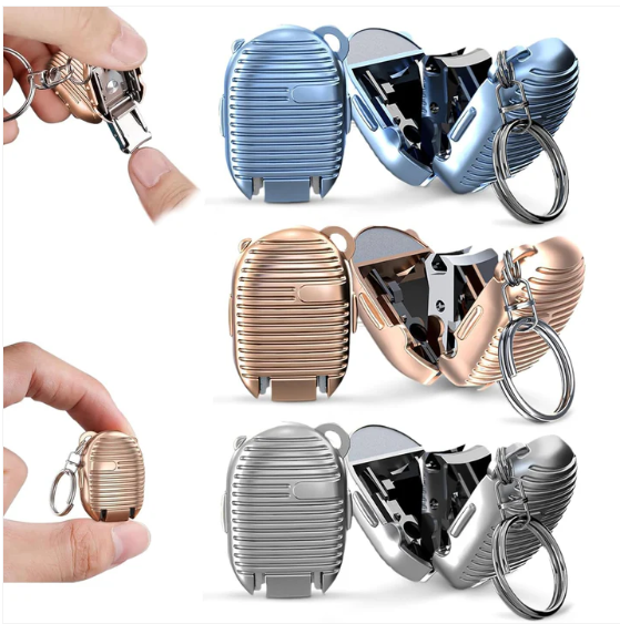 Keychain Nail Clipper – Portable with Built-in File | AuriGlam