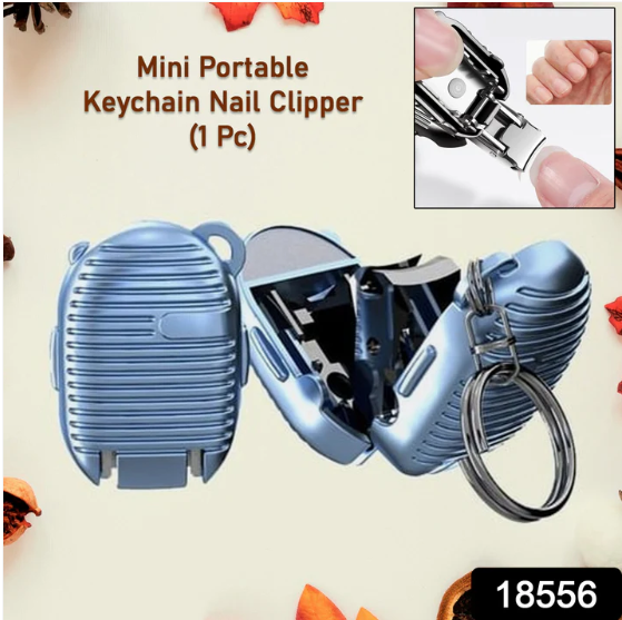Keychain Nail Clipper – Portable with Built-in File | AuriGlam - Image 2