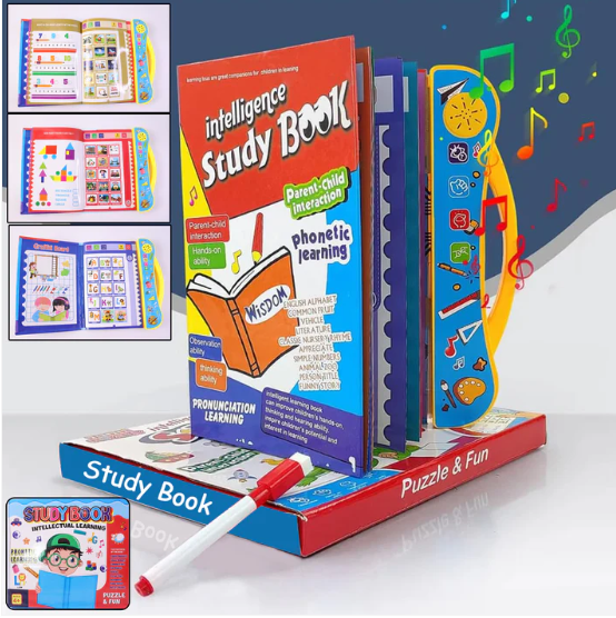 Kids Learning Book – Interactive Musical Alphabets & Numbers | Inventive Play