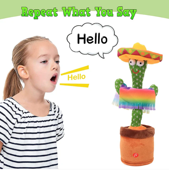 Dancing Cactus Toy – Talking & Singing Plush | Little Learners - Image 5