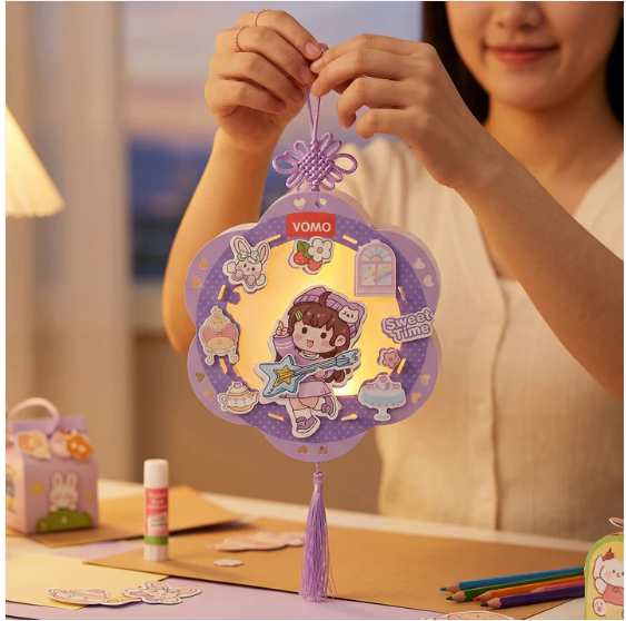 DIY Paper Lantern Craft Kit – Fun & Creative Decor for Kids - Image 3