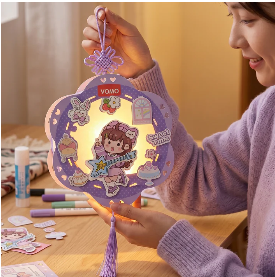 DIY Paper Lantern Craft Kit – Fun & Creative Decor for Kids - Image 4