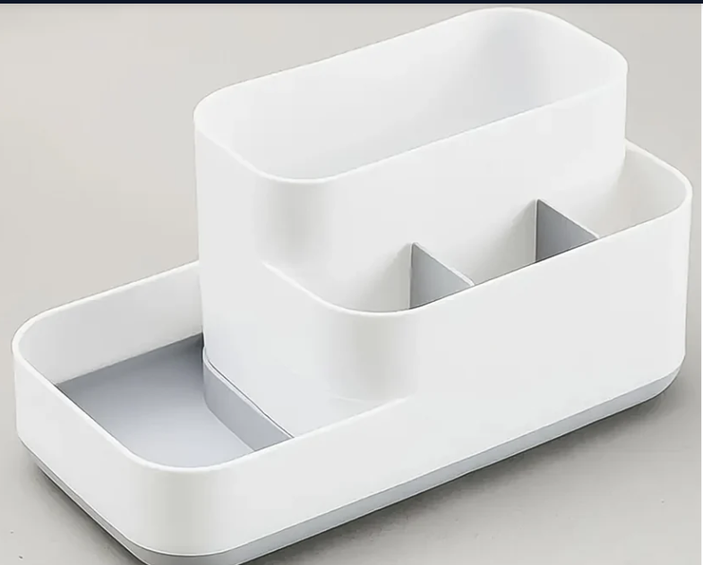 Bathroom Desk Organizer – 5-Compartment Multipurpose Storage