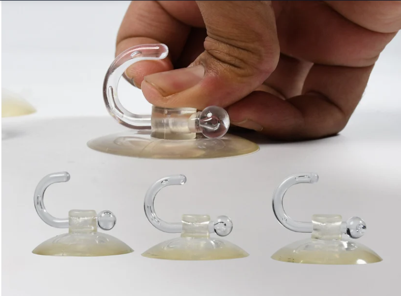 Transparent Suction Hooks – Strong Hold, Drill-Free Storage