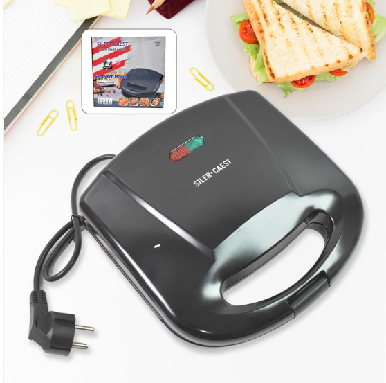 Sandwich Maker – Non-Stick Plates, Easy Use & Indicator Lights | ChefMates