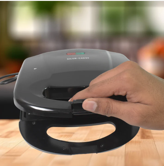Sandwich Maker – Non-Stick Plates, Easy Use & Indicator Lights | ChefMates - Image 3