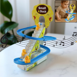 Duck Climb Stairs Toy – Interactive Music & Light Playset