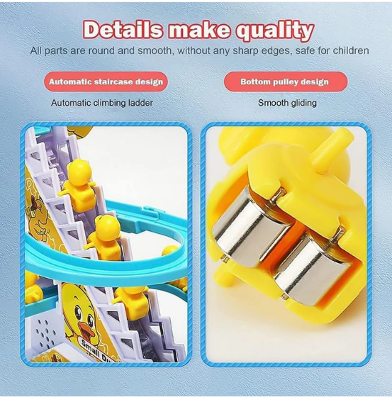 Duck Climb Stairs Toy – Interactive Music & Light Playset - Image 3