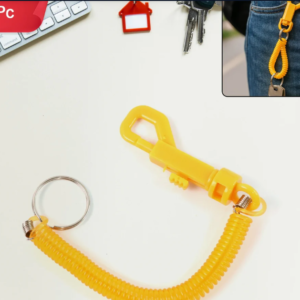 Retractable Keychain – Durable Coiled Key Holder with Carabiner