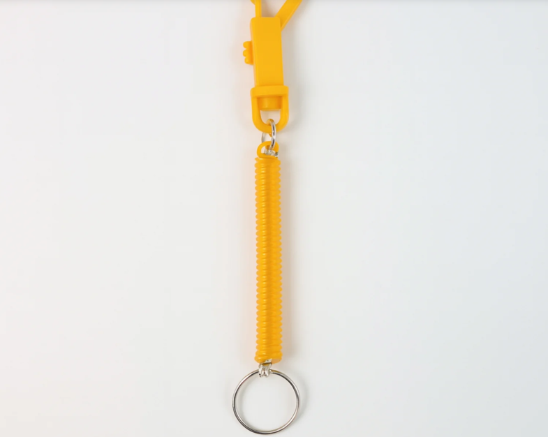 Retractable Keychain – Durable Coiled Key Holder with Carabiner