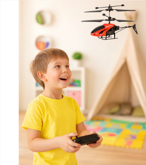 Remote Control Helicopter for Kids – USB Chargeable Toy | Spark Tots - Image 5