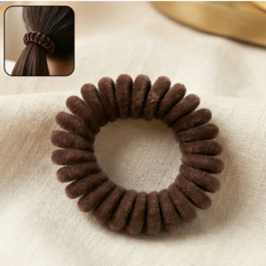 Soft Stretchable Telephone Wire Hair Band – No Crease & Secure Fit