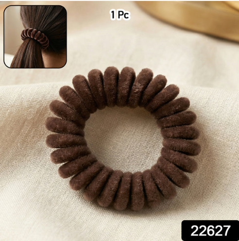 Soft Stretchable Telephone Wire Hair Band – No Crease & Secure Fit