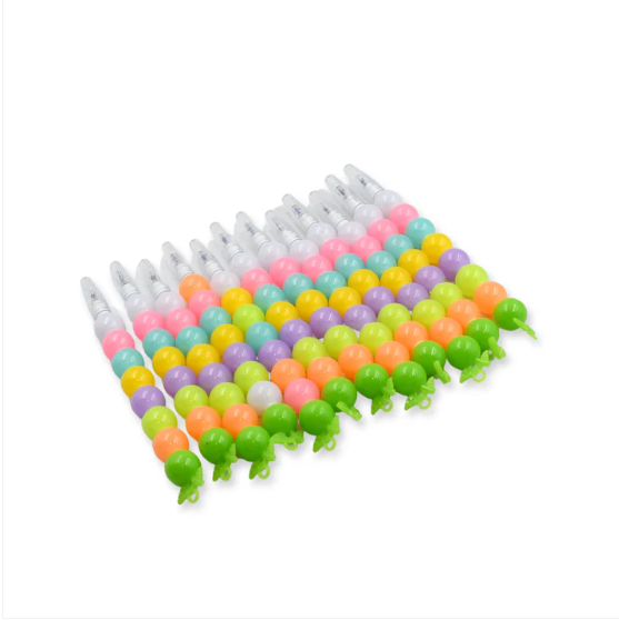 Pearl Gel Pen Set – Multicolor Moti Pens for Kids (12 Pc) | Writezo - Image 4