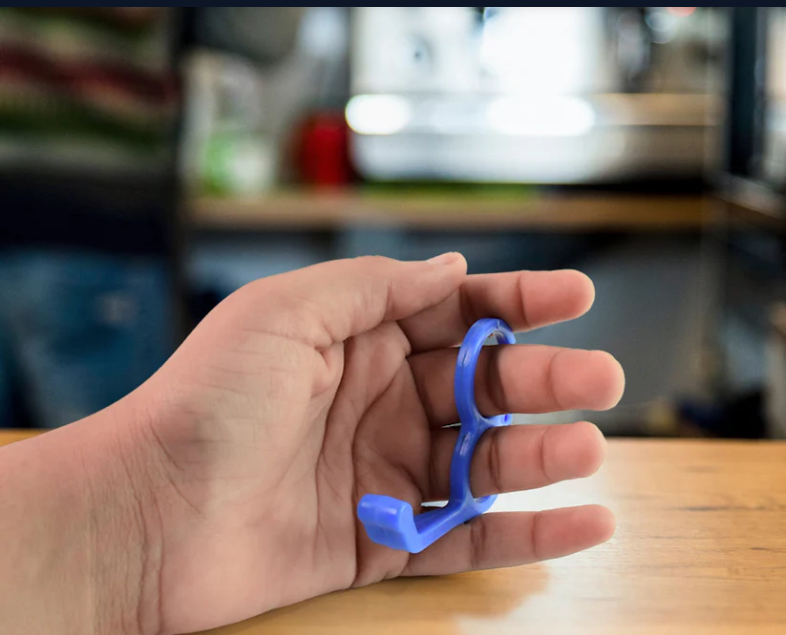 Hook-style Plastic Mobile Stand – Compact Universal Support