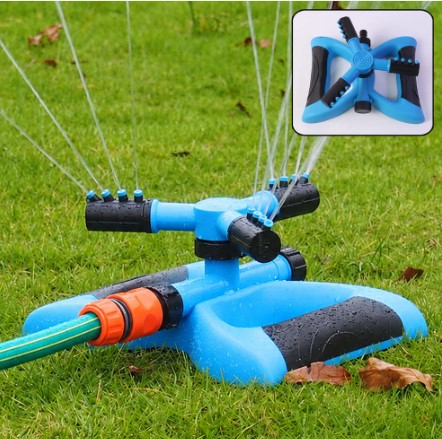 Garden Water Sprinkler – 360° Rotating for Full Coverage