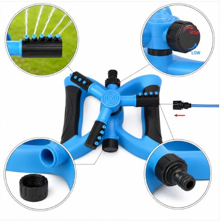 Garden Water Sprinkler – 360° Rotating for Full Coverage - Image 3