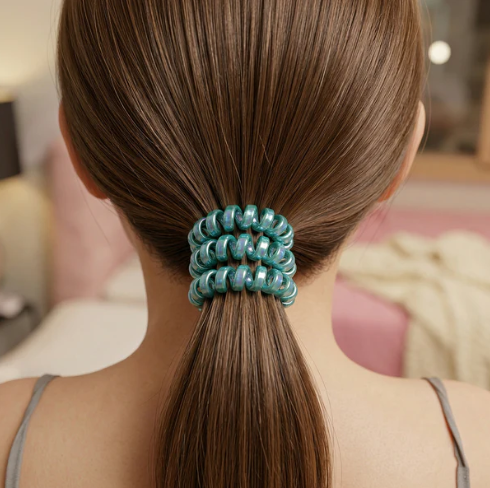 Spiral Coil Hair Band – Strong No-Crease Styling Accessory